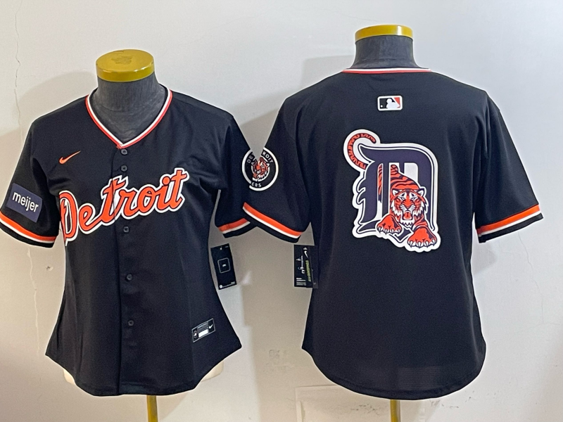 women Detroit Tigers blank black Nike 2026 MLB Jersey 0414004
